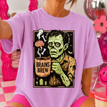 Brain Brew Zombie Coffee DTF Transfer DTF Heat Press Transfer from Sweet Tee Transfers