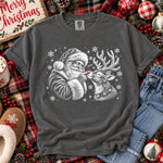 Santa Boop Reindeer DTF Transfer DTF Heat Press Transfer from Sweet Tee Transfers