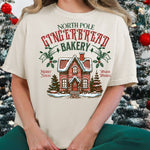 North Pole Gingerbread Bakery DTF Transfer DTF Heat Press Transfer from Sweet Tee Transfers