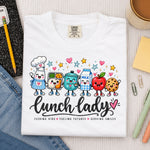 Lunch Lady Feeding Kids DTF Transfer DTF Heat Press Transfer from Sweet Tee Transfers