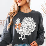 Lace Turkey DTF Transfer DTF Heat Press Transfer from Sweet Tee Transfers