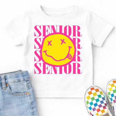 Nirvana Senior Smiley Face DTF Transfer DTF Heat Press Transfer from Sweet Tee Transfers