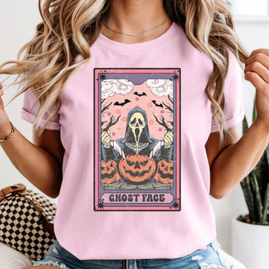 Ghost Face Card DTF Transfer DTF Heat Press Transfer from Sweet Tee Transfers