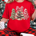 Tis the Season Faux Yarn Christmas Trees DTF Transfer DTF Heat Press Transfer from Sweet Tee Transfers