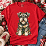 Christmas Dog Miniature Schnauzer DTF Transfer DTF Heat Press Transfer from Sweet Tee Transfers