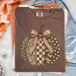 Fall Pumpkin Checkered Camo DTF Transfer DTF Heat Press Transfer from Sweet Tee Transfers