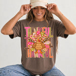 Preppy Turkey Thankful DTF Transfer DTF Heat Press Transfer from Sweet Tee Transfers