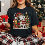 Jeweled Dog and Friend Christmas DTF Transfer DTF Heat Press Transfer from Sweet Tee Transfers