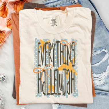 Everything Hallelujah Striped DTF Transfer DTF Heat Press Transfer from Sweet Tee Transfers