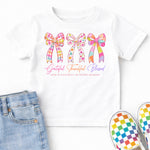 Grateful Thankful Blessed Bows DTF Transfer DTF Heat Press Transfer from Sweet Tee Transfers