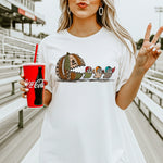 Football Pac Man Pumpkin Ghost DTF Transfer DTF Heat Press Transfer from Sweet Tee Transfers