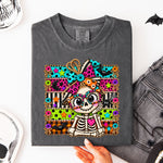 Colorful Skeleton DTF Transfer DTF Heat Press Transfer from Sweet Tee Transfers