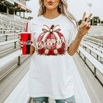 Bama Quilted Pumpkin Red DTF Transfer DTF Heat Press Transfer from Sweet Tee Transfers