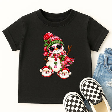 Snowman Peace DTF Transfer DTF Heat Press Transfer from Sweet Tee Transfers