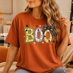 BOO with Black Bow DTF Transfer DTF Heat Press Transfer from Sweet Tee Transfers
