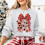 Christmas Santa Charm Bow DTF Transfer DTF Heat Press Transfer from Sweet Tee Transfers
