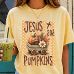 Jesus and Pumpkins DTF Transfer DTF Heat Press Transfer from Sweet Tee Transfers