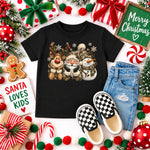 Camo Santa Reindeer and Snowman Christmas DTF Transfer DTF Heat Press Transfer from Sweet Tee Transfers