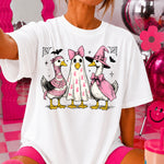 Halloween Geese Pink DTF Transfer DTF Heat Press Transfer from Sweet Tee Transfers