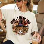 MOO.. I Mean Boo Highland Cow Halloween DTF Transfer DTF Heat Press Transfer from Sweet Tee Transfers