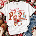 Santa's Favorite PARA Christmas DTF Transfer DTF Heat Press Transfer from Sweet Tee Transfers