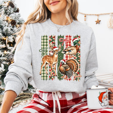 Vintage Christmas Hunting DTF Transfer DTF Heat Press Transfer from Sweet Tee Transfers