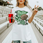 Friday Night Lights Green and White DTF Transfer DTF Heat Press Transfer from Sweet Tee Transfers