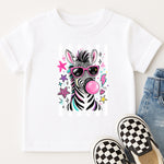Preppy Animals Zebra DTF Transfer DTF Heat Press Transfer from Sweet Tee Transfers