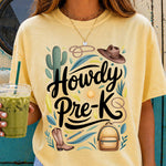 Howdy Pre-K DTF Transfer DTF Heat Press Transfer from Sweet Tee Transfers
