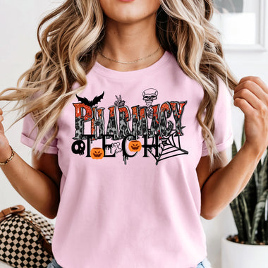 Halloween Pharmacy Tech DTF Transfer DTF Heat Press Transfer from Sweet Tee Transfers