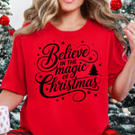 Believe in the Magic of Christmas DTF Transfer DTF Heat Press Transfer from Sweet Tee Transfers