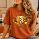 Faux Yarn Thankful Pumpkin DTF Transfer DTF Heat Press Transfer from Sweet Tee Transfers