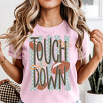 Touchdown Football Striped DTF Transfer DTF Heat Press Transfer from Sweet Tee Transfers