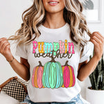 Pumpkin Weather DTF Transfer DTF Heat Press Transfer from Sweet Tee Transfers