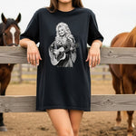 Dolly Black and White DTF Transfer DTF Heat Press Transfer from Sweet Tee Transfers
