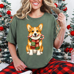 Christmas Dog Corgi DTF Transfer DTF Heat Press Transfer from Sweet Tee Transfers