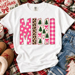 Mimi Pink Cheetah Christmas DTF Transfer DTF Heat Press Transfer from Sweet Tee Transfers