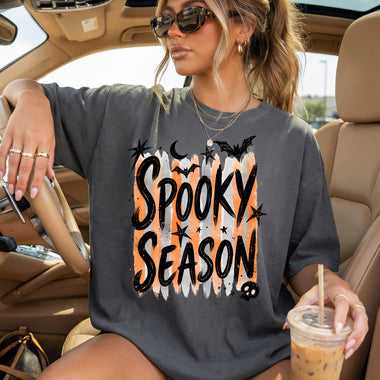 Stripes Halloween Spooky Season DTF Transfer DTF Heat Press Transfer from Sweet Tee Transfers