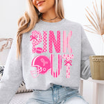 Pink Out Helmet DTF Transfer DTF Heat Press Transfer from Sweet Tee Transfers