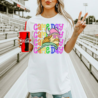 Vikings School Mascot DTF Transfer – Game Day DTF Heat Press Transfer from Sweet Tee Transfers