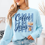 Preppy Coffee & Jesus Coquette DTF Transfer DTF Heat Press Transfer from Sweet Tee Transfers