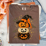 Stacked Halloween Pumpkins DTF Transfer DTF Heat Press Transfer from Sweet Tee Transfers