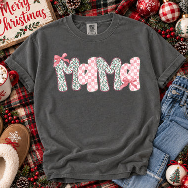 MAMA Pink Christmas DTF Transfer DTF Heat Press Transfer from Sweet Tee Transfers