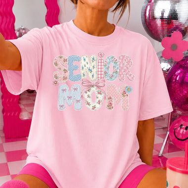 Senior Mom Pastels DTF Transfer DTF Heat Press Transfer from Sweet Tee Transfers