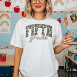 Camo Fifth Grade DTF Transfer DTF Heat Press Transfer from Sweet Tee Transfers
