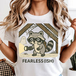 Fearless (Ish) Raccoon Ghost DTF Transfer DTF Heat Press Transfer from Sweet Tee Transfers