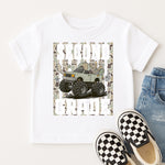Camo Monster Truck Second Grade DTF Transfer DTF Heat Press Transfer from Sweet Tee Transfers