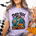 Dad Tax Halloween DTF Transfer DTF Heat Press Transfer from Sweet Tee Transfers
