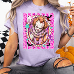 Horror IT Stripes DTF Transfer DTF Heat Press Transfer from Sweet Tee Transfers