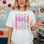 Make a Difference Pencils DTF Transfer DTF Heat Press Transfer from Sweet Tee Transfers